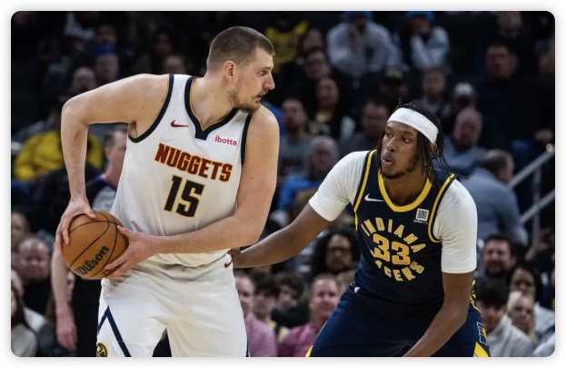 約老師三雙哈里伯頓19+14 戈登25分掘金勝步行者