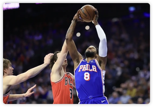 吉迪25+16恩比德缺陣 公?？駝偎?6人8連敗