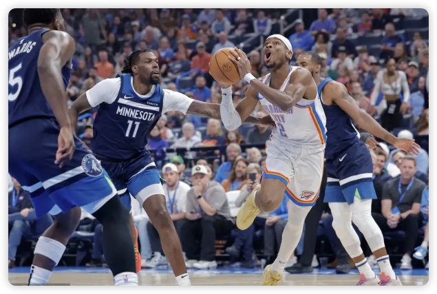 愛德華茲準三雙SGA空砍39分 森林狼大逆轉加時勝雷霆 